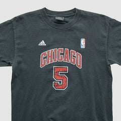 Chicago Bulls 2010s T-shirt Black Vintage - Adidas outlet