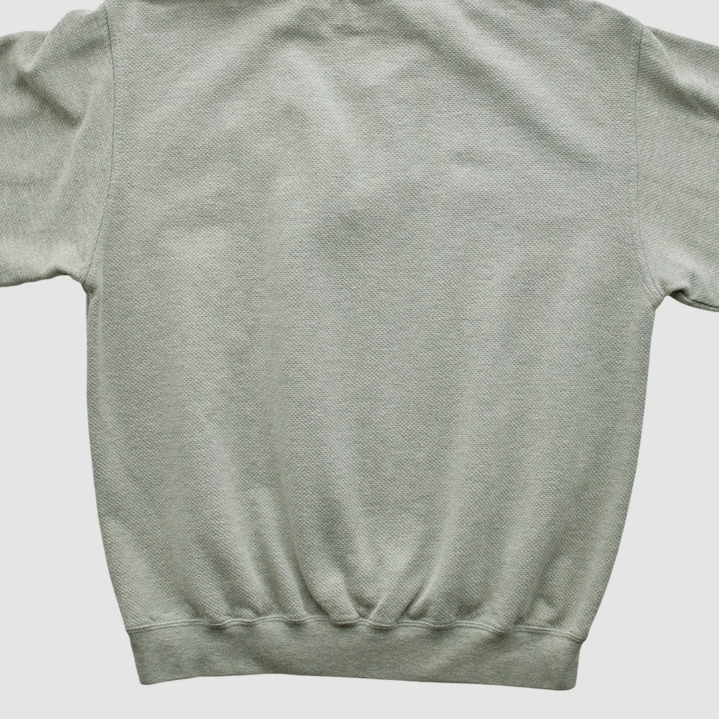 Pittsburgh Steelers Lee Sport 90s 1/4 Zip Sweatshirt - Heather Gray Sweatshirts