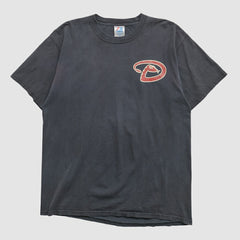 Arizona Diamondbacks Majestic 2000s T-shirt - Black - Vintage T-shirts