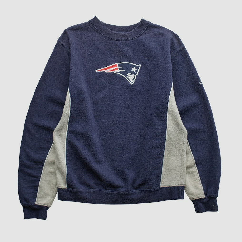 New England Patriots Reebok 2000s Pullover Sweatshirt - Navy Pullover