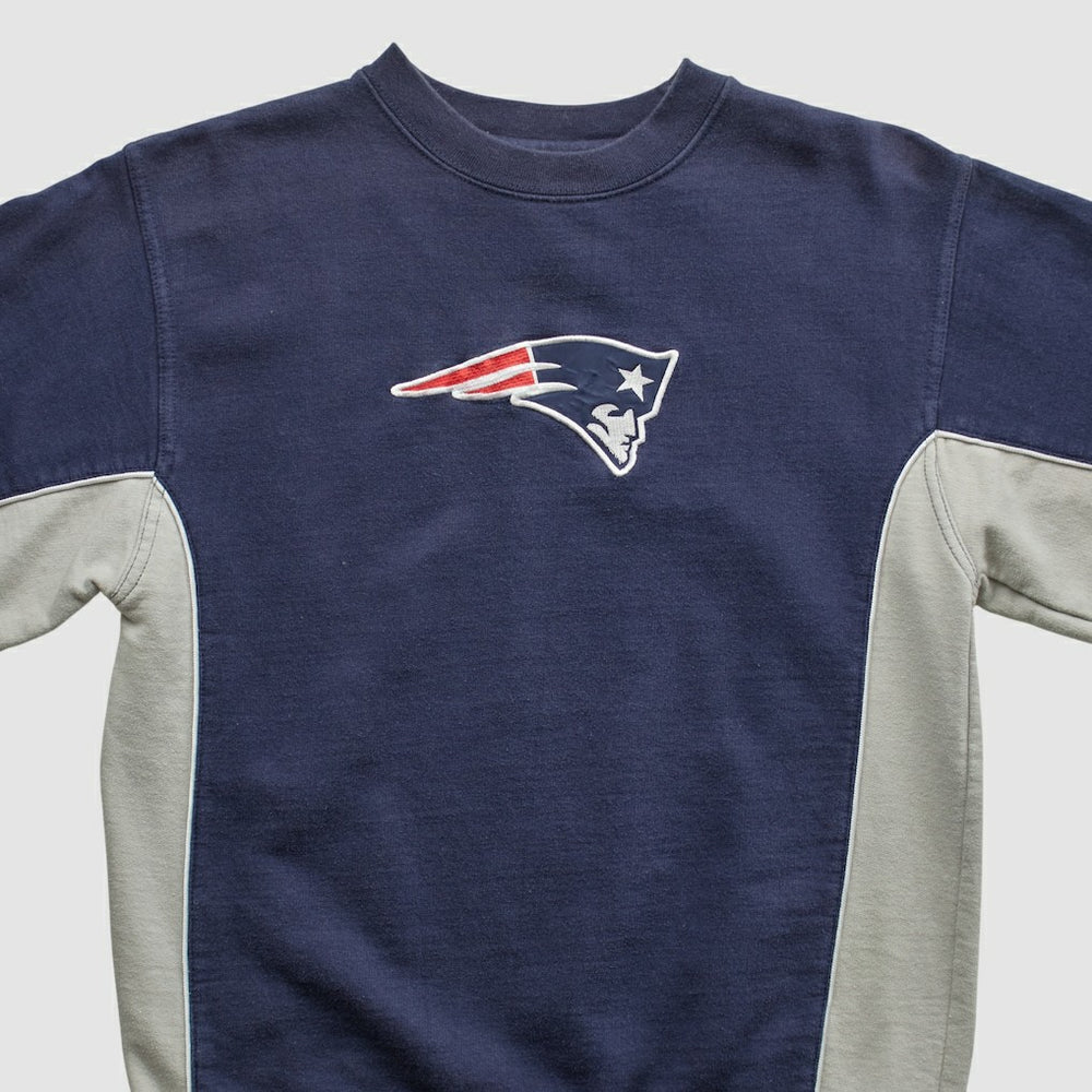 New England Patriots Reebok 2000s Pullover Sweatshirt - Navy Pullover