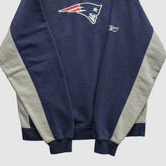 New England Patriots Reebok 2000s Pullover Sweatshirt - Navy Pullover