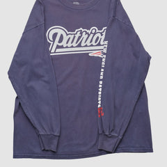New England Patriots NFL 2000s Long Sleeve T-shirt - Navy T-shirts