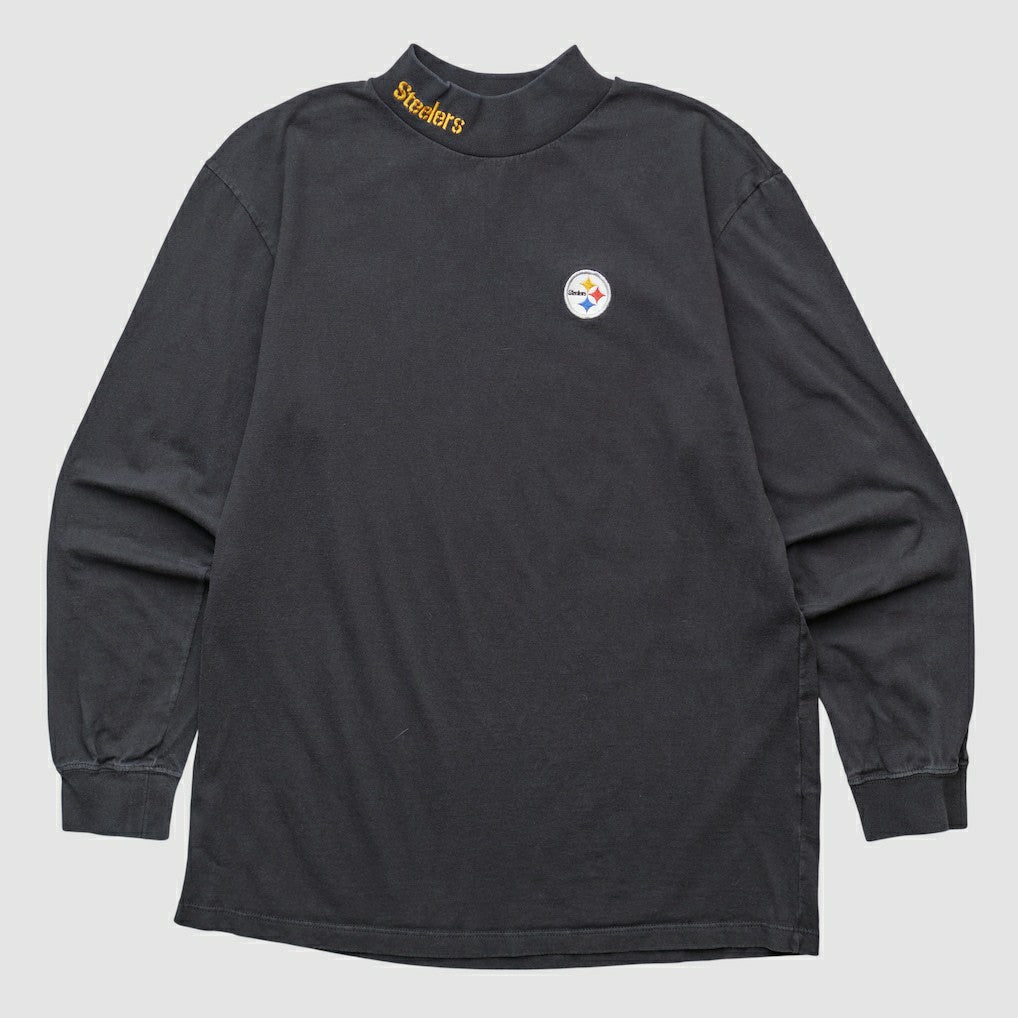 Pittsburgh Steelers NFL 2000s Long Sleeve T-shirt - Black T-shirts