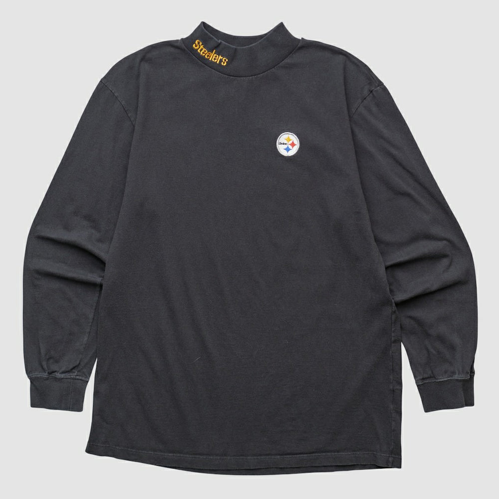 Pittsburgh Steelers NFL 2000s Long Sleeve T-shirt - Black T-shirts