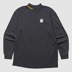 Pittsburgh Steelers NFL 2000s Long Sleeve T-shirt - Black T-shirts