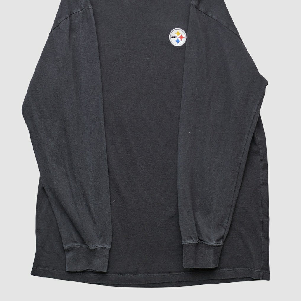 Pittsburgh Steelers NFL 2000s Long Sleeve T-shirt - Black T-shirts