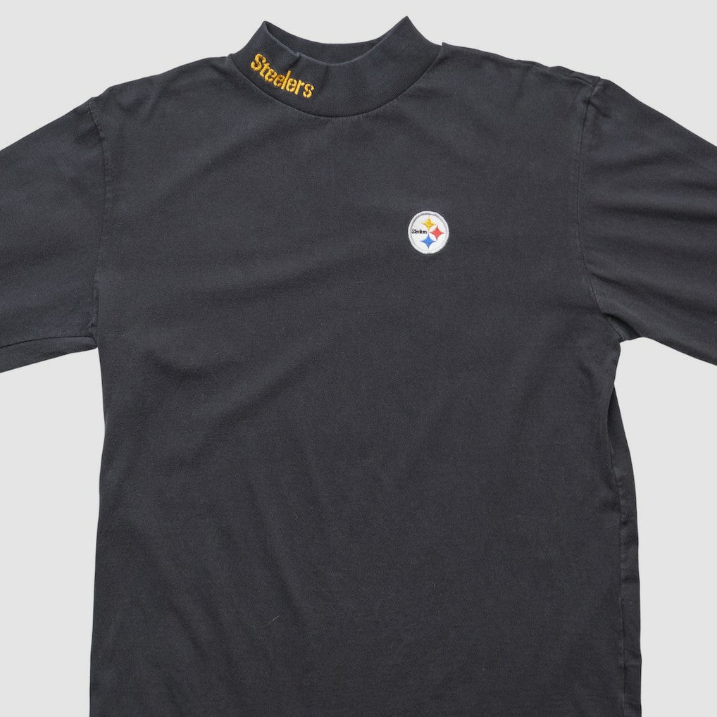 Pittsburgh Steelers NFL 2000s Long Sleeve T-shirt - Black T-shirts