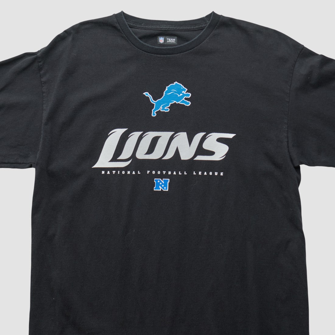 Detroit Lions NFL 2010s Long Sleeve T-shirt - Black T-shirts