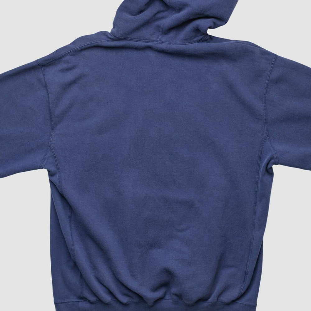 Seattle Mariners Champion 2000s Hooded Pullover Sweatshirt - Navy - Vintage Pullover