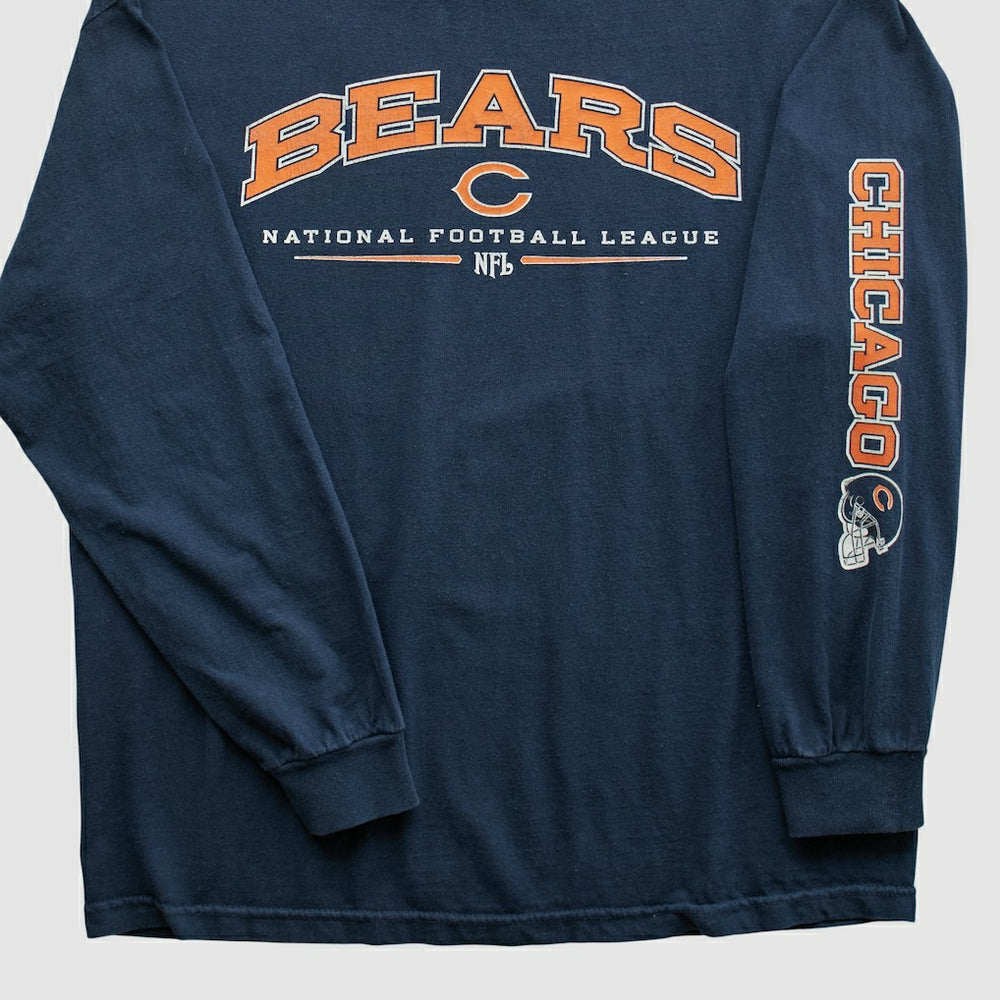 Chicago Bears NFL 2000s Long Sleeve T-shirt - Navy T-shirts