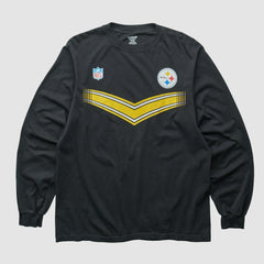 Pittsburgh Steelers Reebok 2000s Long Sleeve T-shirt - Black T-shirts