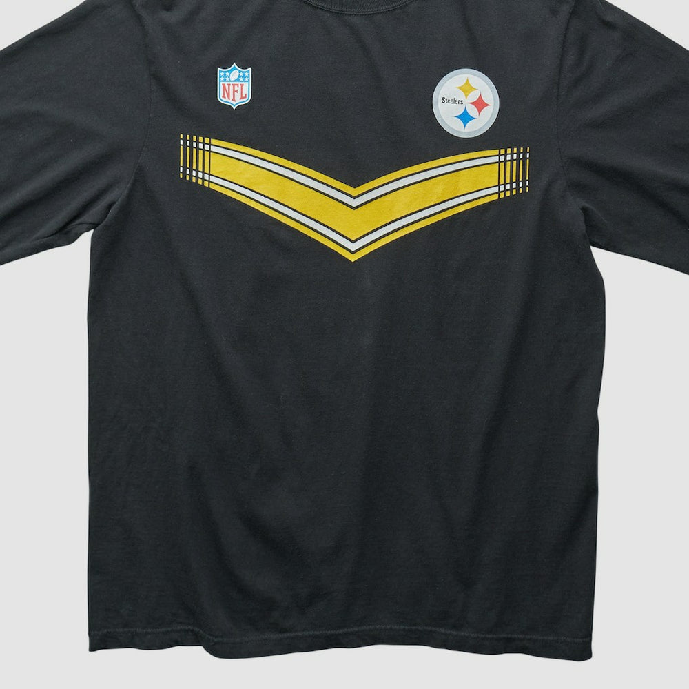 Pittsburgh Steelers Reebok 2000s Long Sleeve T-shirt - Black T-shirts