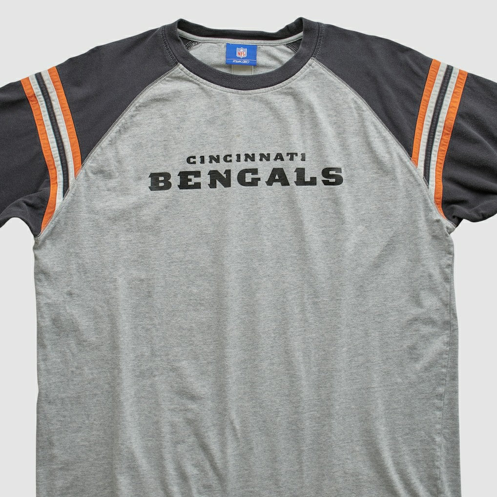 Cincinnati Bengals Reebok 2000s Long Sleeve T-shirt - Heather Gray T-shirts