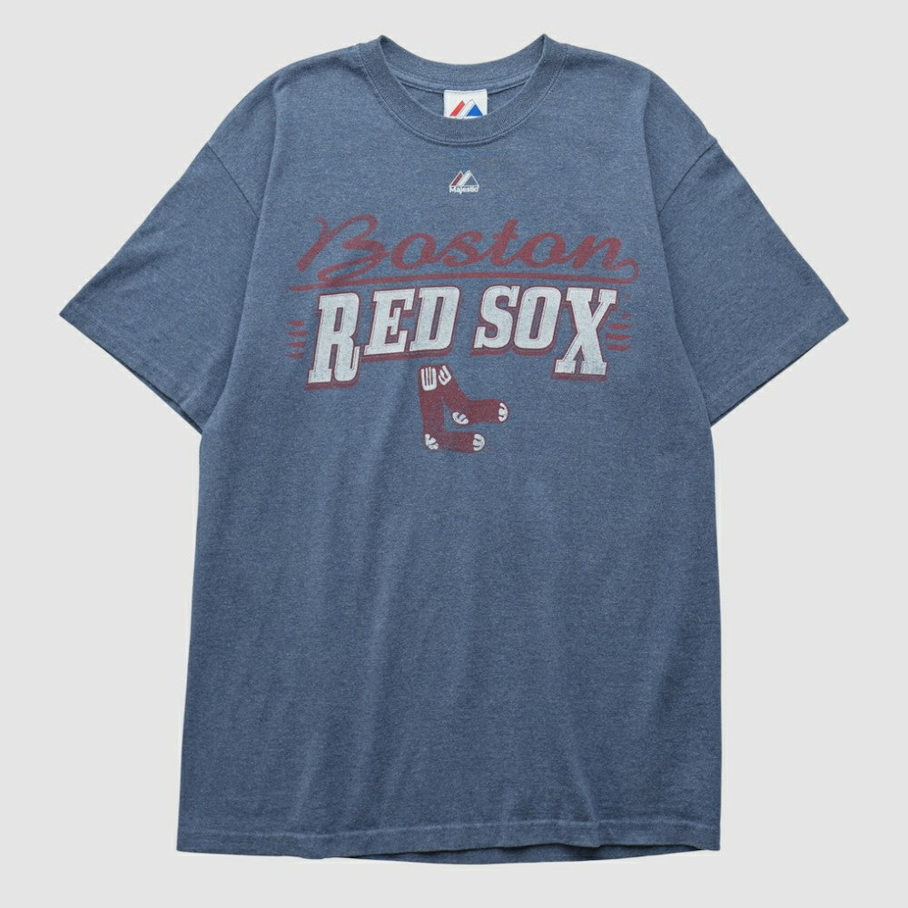 Boston Red Sox Majestic 2000s T-shirt - Blue - Vintage T-shirts