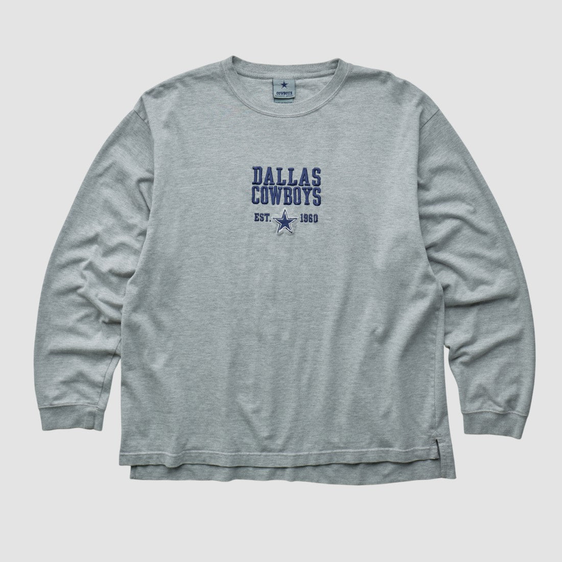 Dallas Cowboys Cowboys Authentic Apparel 2000s Long Sleeve T-shirt - Heather Gray T-shirts