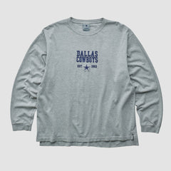 Dallas Cowboys Cowboys Authentic Apparel 2000s Long Sleeve T-shirt - Heather Gray T-shirts