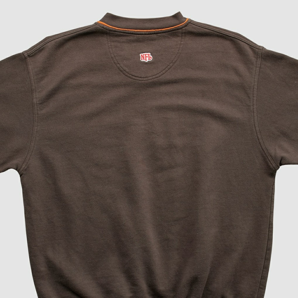 Cleveland Browns NFL 2000s Pullover Sweatshirt - Brown Pullover