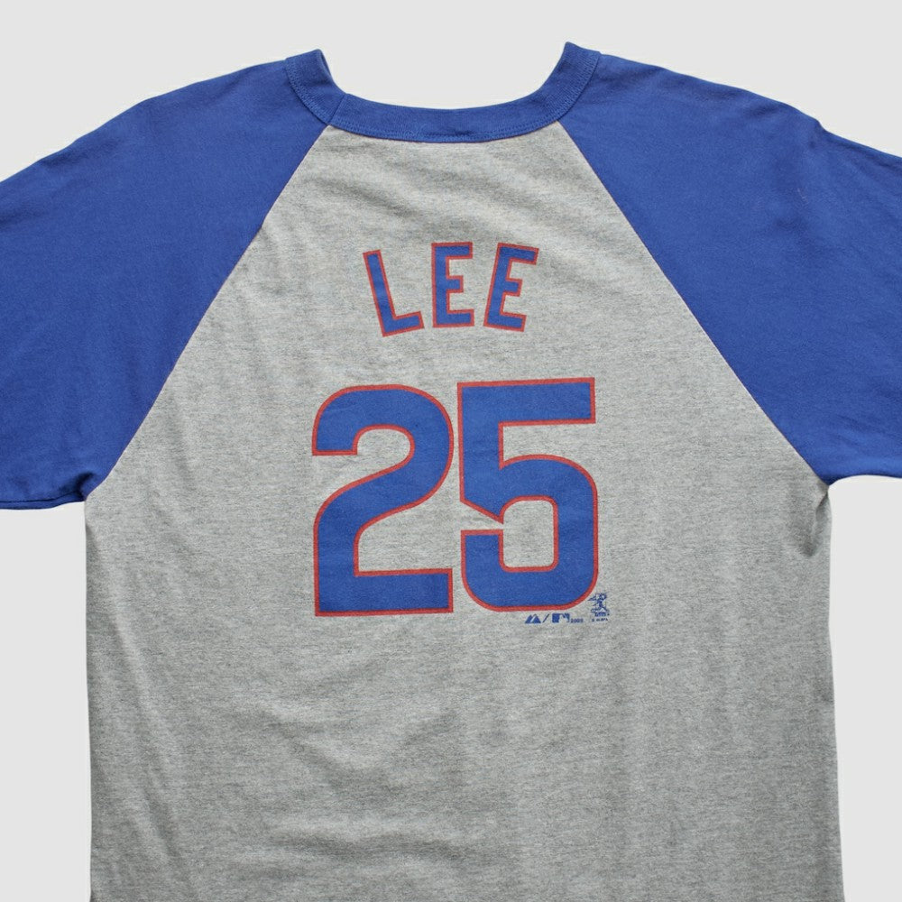 Chicago Cubs Majestic 2000s T-shirt - Heather Gray - Vintage T-shirts