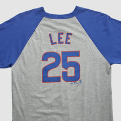 Chicago Cubs Majestic 2000s T-shirt - Heather Gray - Vintage T-shirts