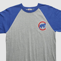 Chicago Cubs Majestic 2000s T-shirt - Heather Gray - Vintage T-shirts