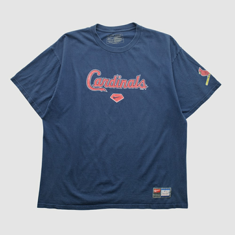 St. Louis Cardinals Nike 2000s T-shirt - Navy - Vintage T-shirts