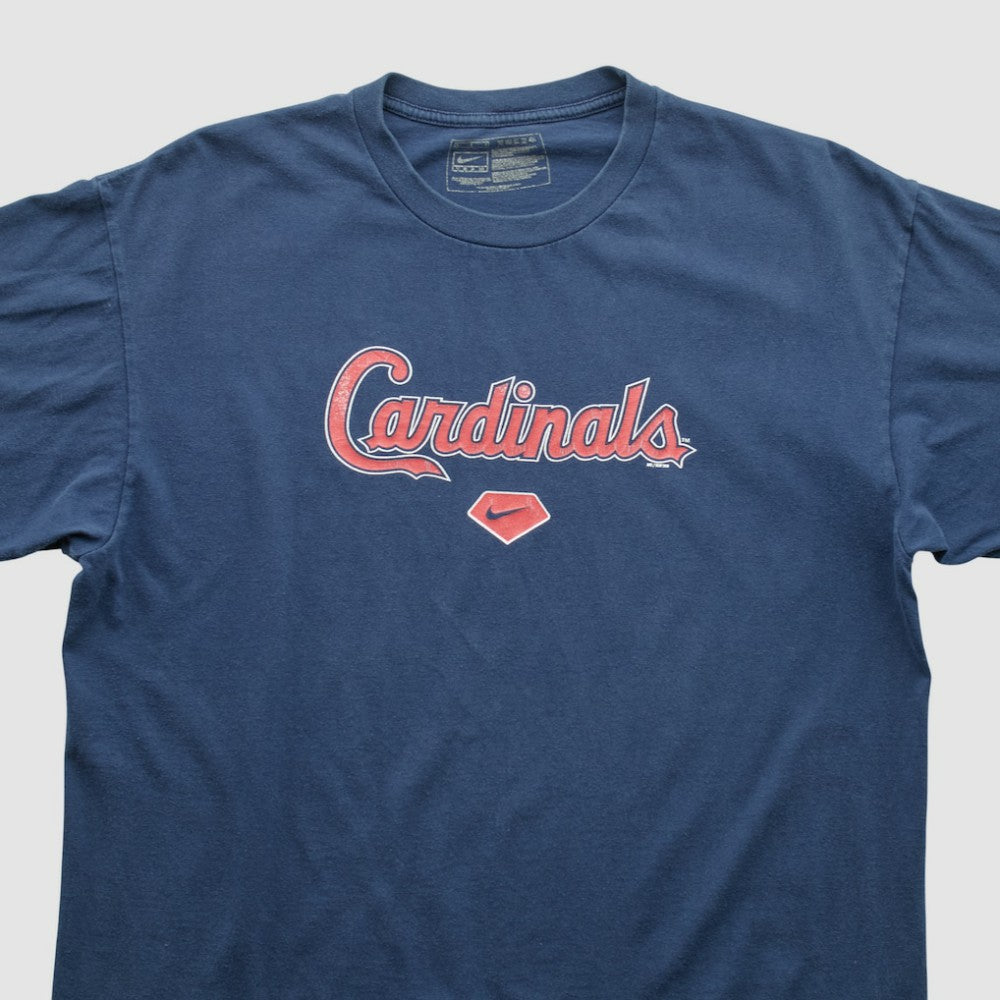 St. Louis Cardinals Nike 2000s T-shirt - Navy - Vintage T-shirts
