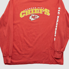 Kansas City Chiefs NFL 2000s Long Sleeve T-shirt - Red T-shirts