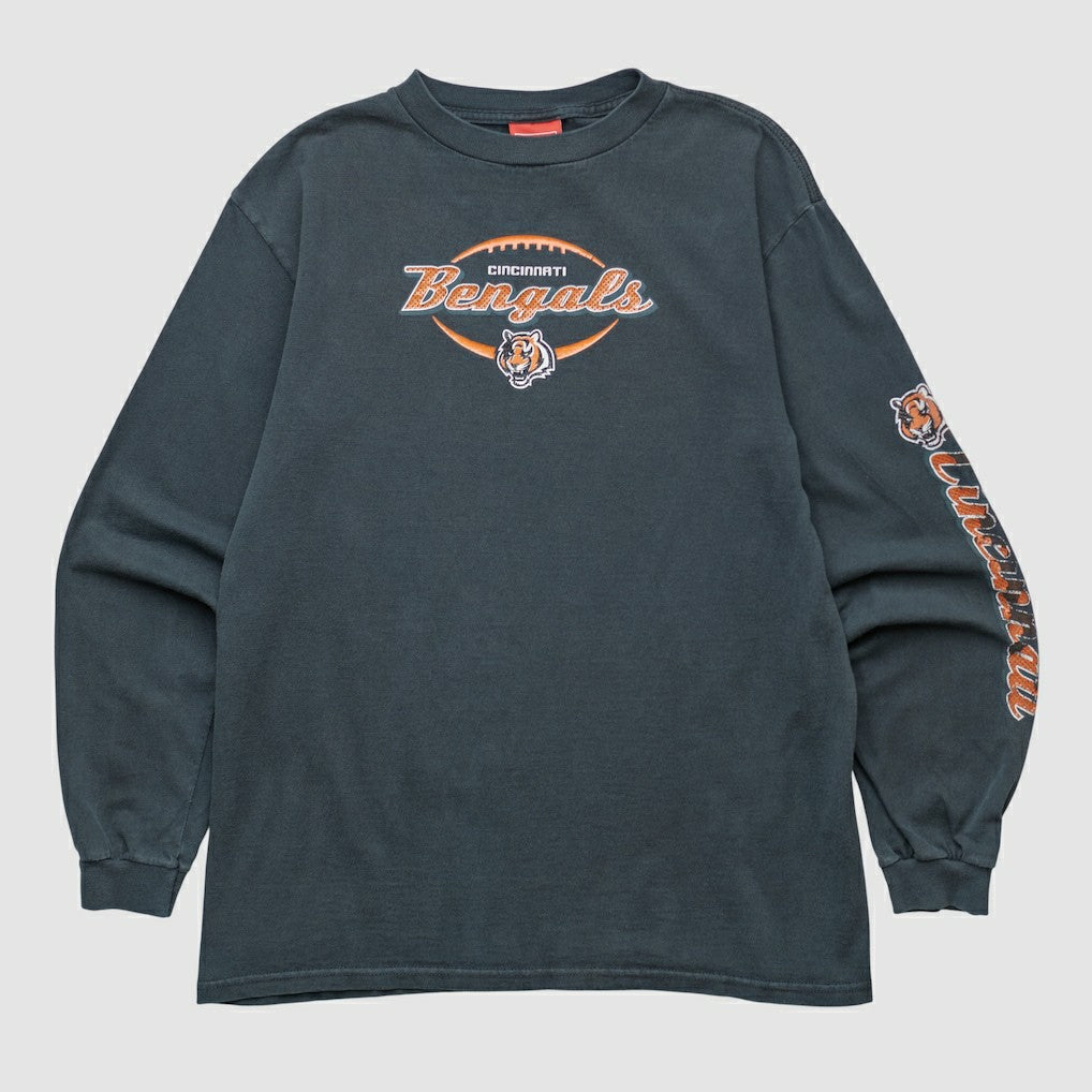 Cincinnati Bengals NFL 2000s Long Sleeve T-shirt - Black T-shirts