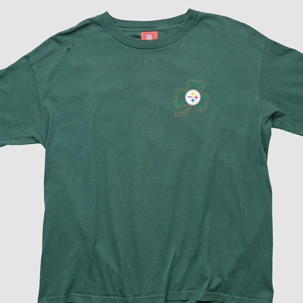 Pittsburgh Steelers NFL 2000s Long Sleeve T-shirt - Green T-shirts