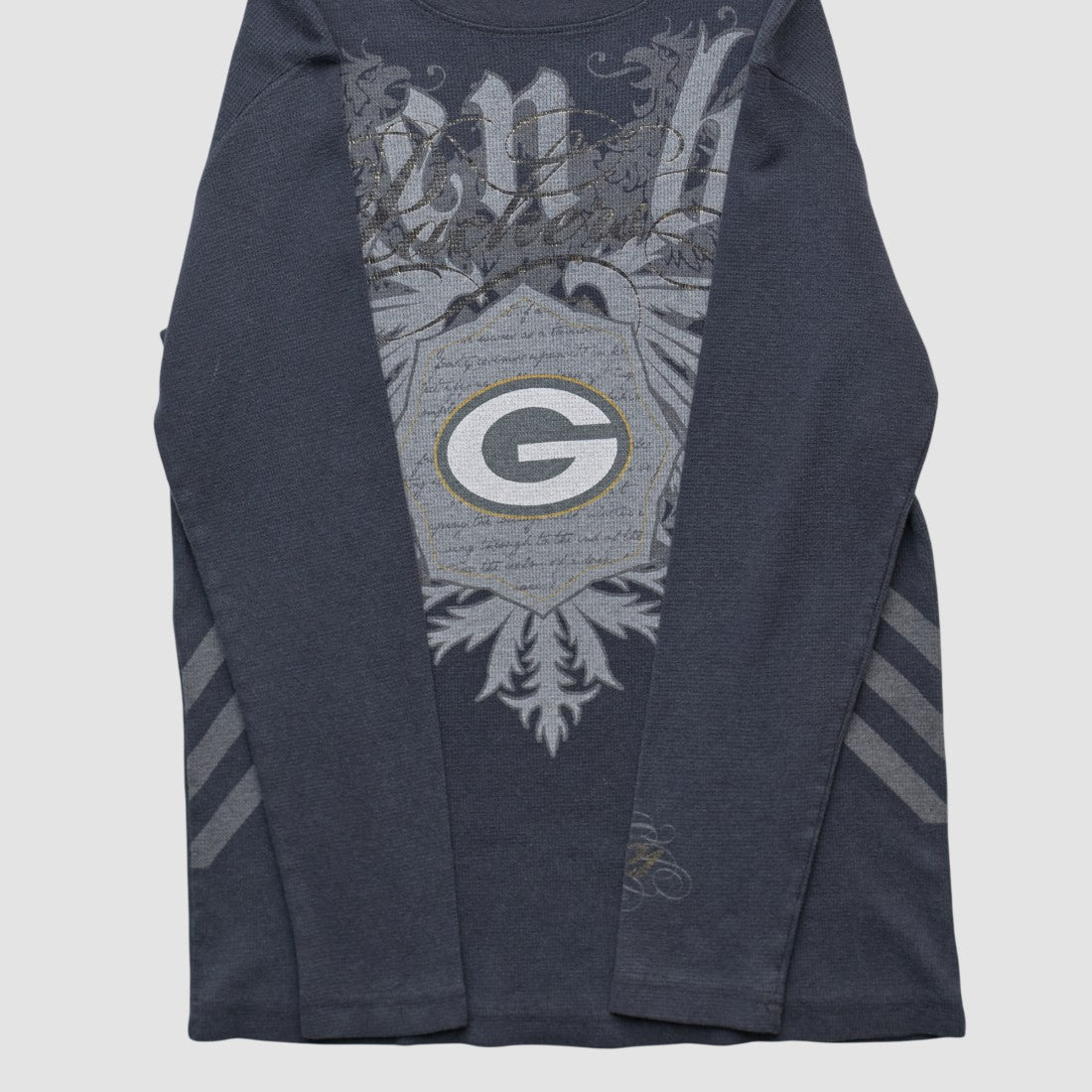 Green Bay Packers NFL 2000s Long Sleeve T-shirt - Black T-shirts