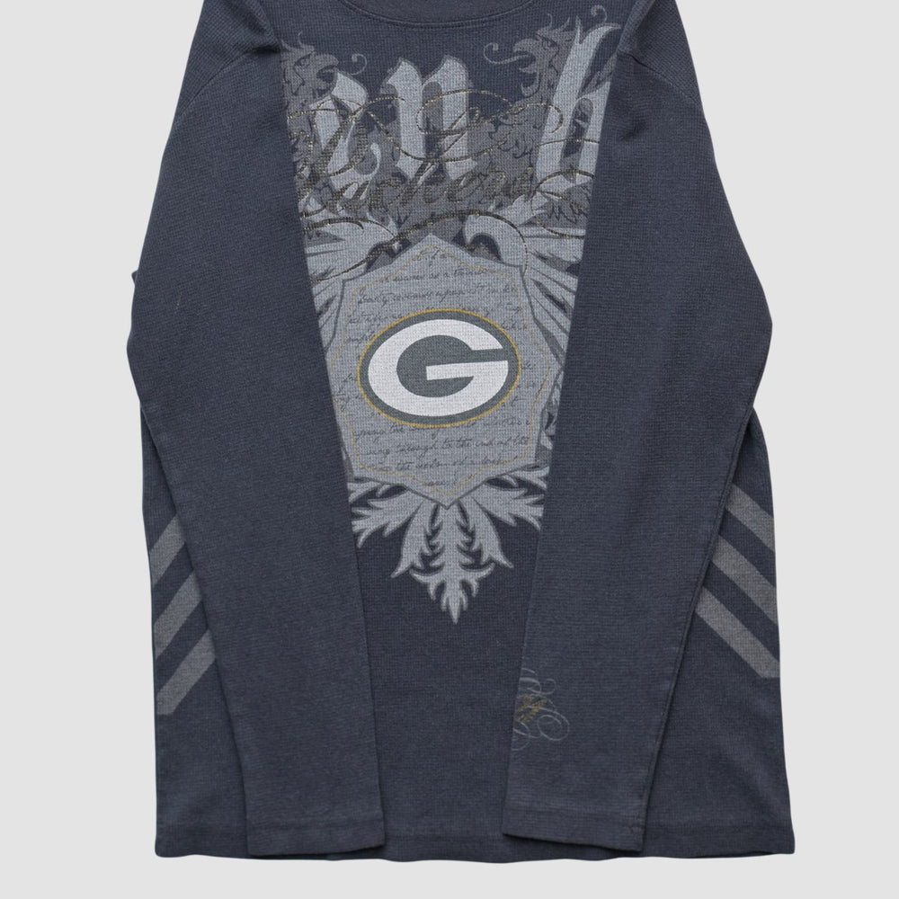 Green Bay Packers NFL 2000s Long Sleeve T-shirt - Black T-shirts