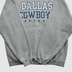 Dallas Cowboys Reebok 2000s Hooded Pullover Sweatshirt - Heather Gray Pullover
