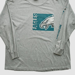 Philadelphia Eagles NFL 2000s Long Sleeve T-shirt - Heather Gray T-shirts