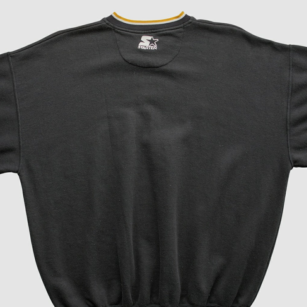 Pittsburgh Steelers Starter 90s Pullover Sweatshirt - Black Pullover