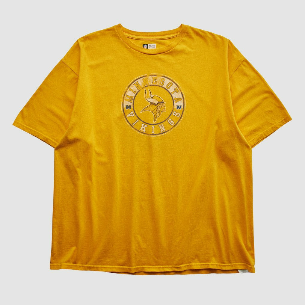 Minnesota Vikings NFL 2000s T-shirt - Yellow T-shirts