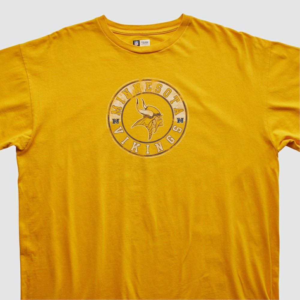 Minnesota Vikings NFL 2000s T-shirt - Yellow T-shirts