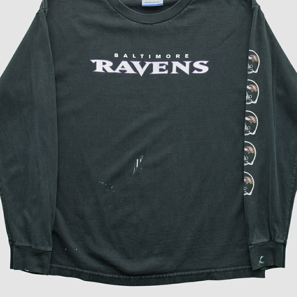 Baltimore Ravens Reebok 2000s Long Sleeve T-shirt - Black T-shirts