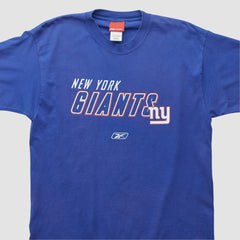 New York Giants Reebok 2000s T-shirt - Blue T-shirts
