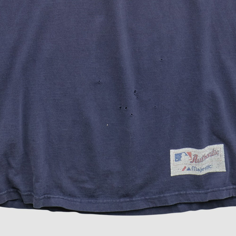 Atlanta Braves Majestic 2005 T-shirt - Navy - Vintage T-shirts