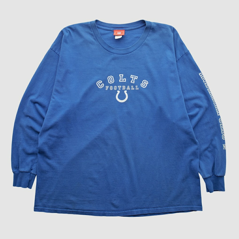Indianapolis Colts NFL 2000s Long Sleeve T-shirt - Blue T-shirts