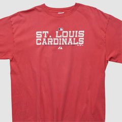 St. Louis Cardinals Majestic 2006 T-shirt - Red - 2XVintage T-shirts