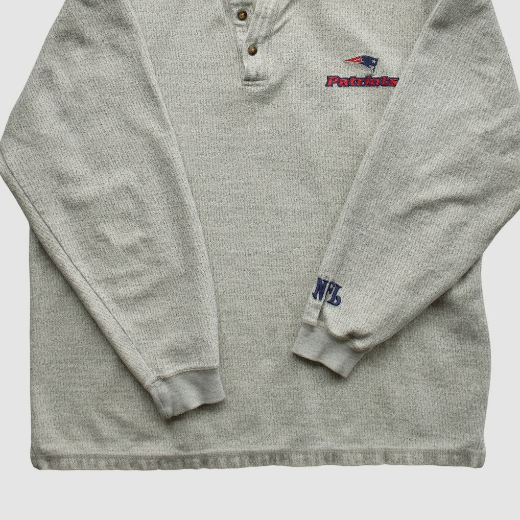New England Patriots NFL 2000s Sweatshirt - Heather Gray Sweatshirts