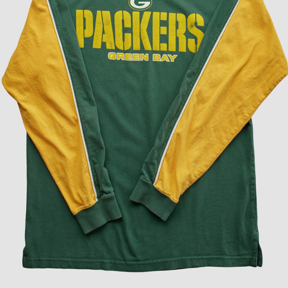 Green Bay Packers NFL 2000s Long Sleeve T-shirt - Green T-shirts