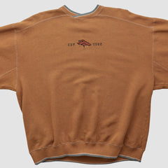 Denver Broncos Champion 2000s Pullover Sweatshirt - Clay Pullover