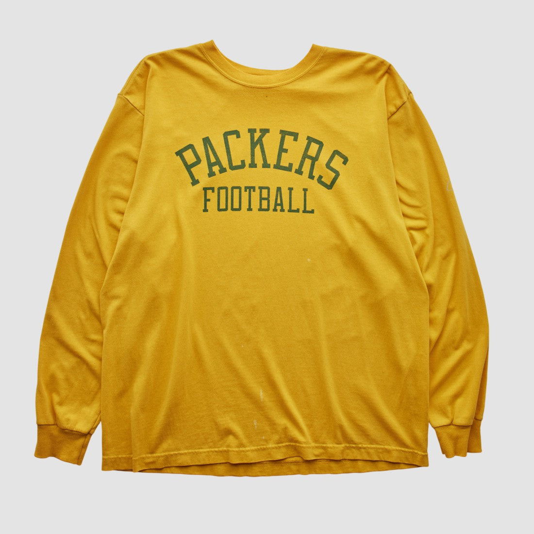 Green Bay Packers Reebok 2000s Long Sleeve T-shirt - Yellow T-shirts