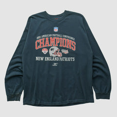 New England Patriots 2001 Long Sleeve T-shirt - Black T-shirts