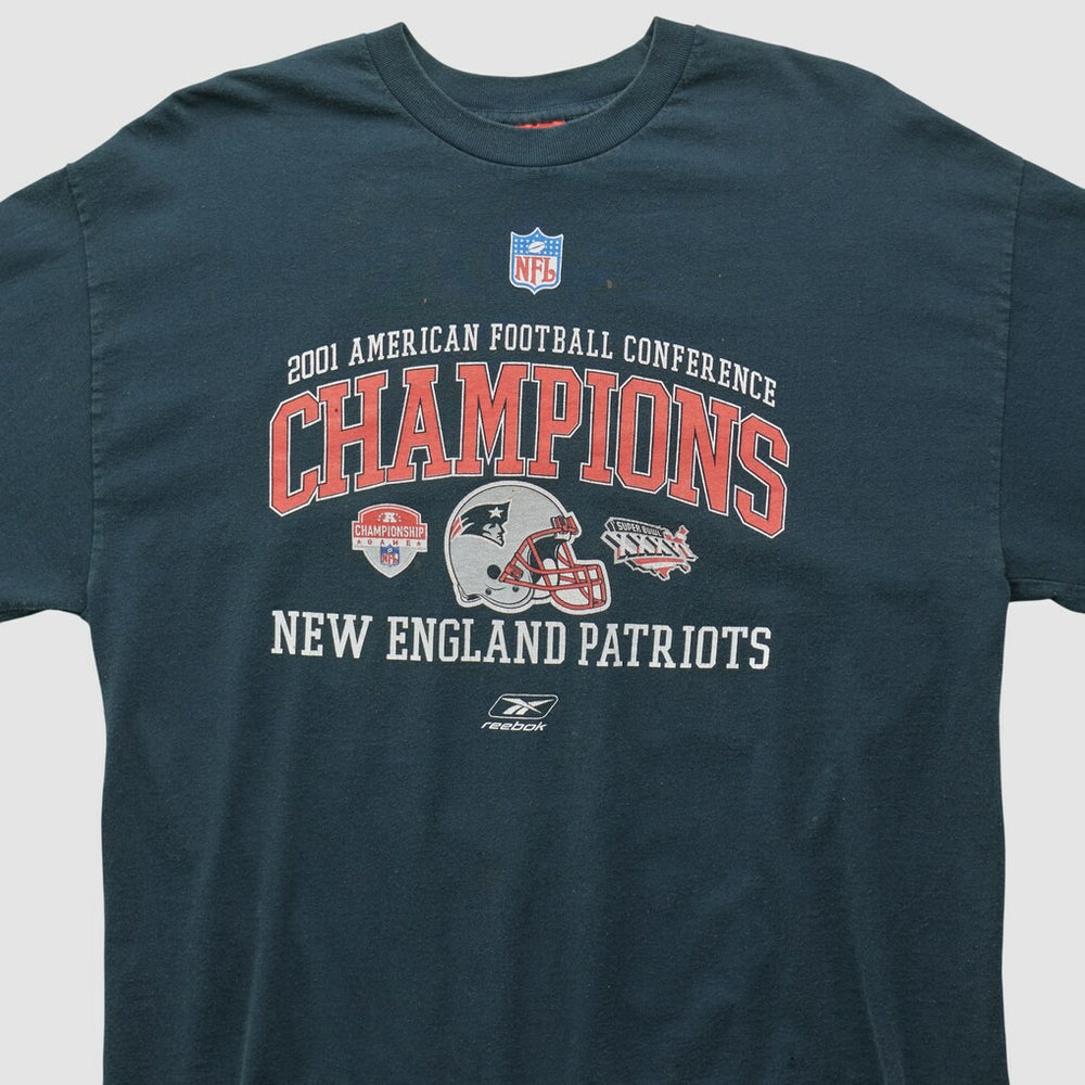 New England Patriots 2001 Long Sleeve T-shirt - Black T-shirts