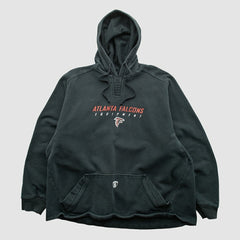 Atlanta Falcons Reebok 2000s Hooded Pullover Sweatshirt - Black Pullover