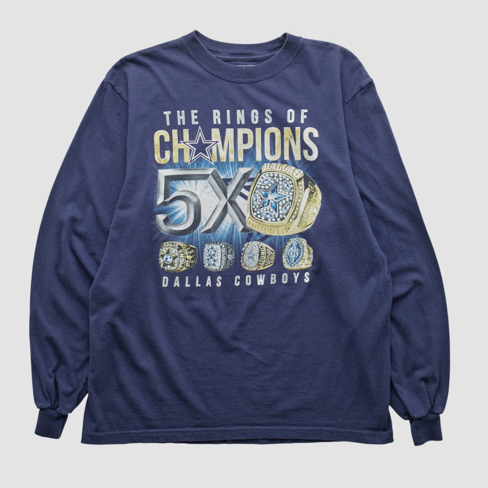 Dallas Cowboys Cowboys Team Apparel 2000s Long Sleeve T-shirt - Navy T-shirts